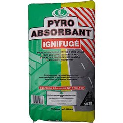 Absorbant ignifugé