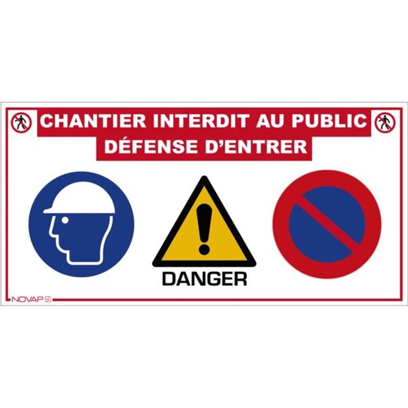 Panneau de chantier multi-informations