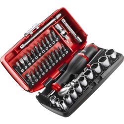 Cliquet et douille 1/4'' coffret de 38 pièces RL.NANO1PB