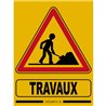 Panneau de chantier temporaire éco