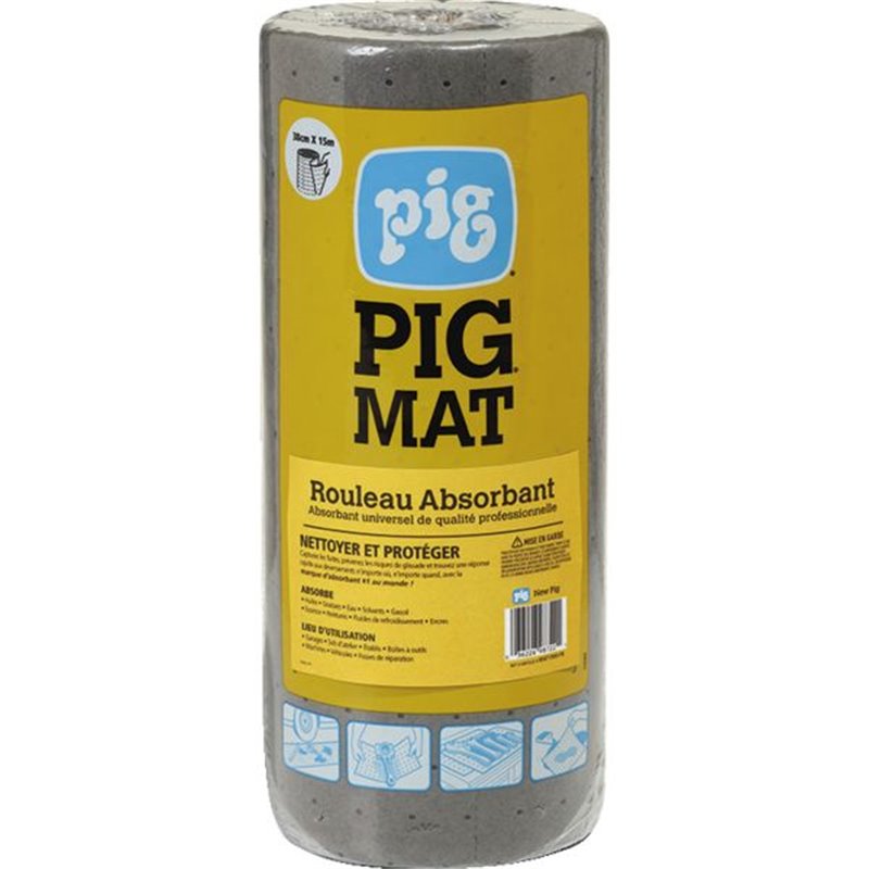 Rouleau absorbant d'atelier PIG MAT