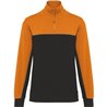 Sweat-shirt éco-responsable col zippé
