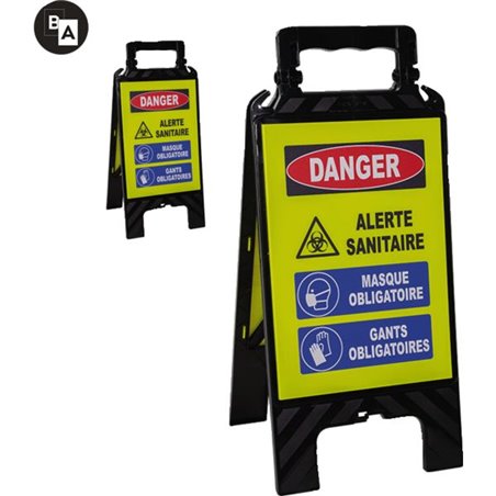 Chevalet de signalisation modulable