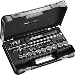 Cliquet et douilles 1/2'' coffret de 26 pièces S.161-4P6PB