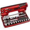 Cliquet et douille 1/2'' coffret de 21 pièces S.161DBOX1PB