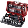 Cliquet et douilles 1/4'' coffret de 50 pièces R.181NANOPB