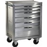 Servante 6 tiroirs inox