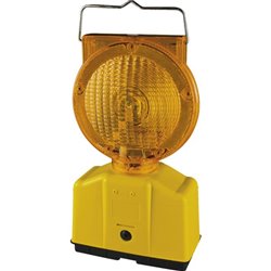 Lampe de chantier solaire clignotante