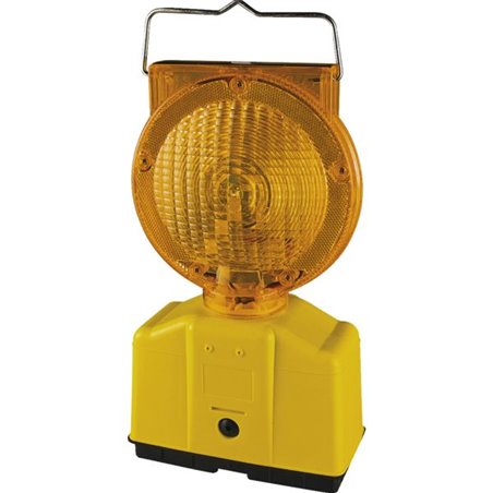 Lampe de chantier solaire clignotante