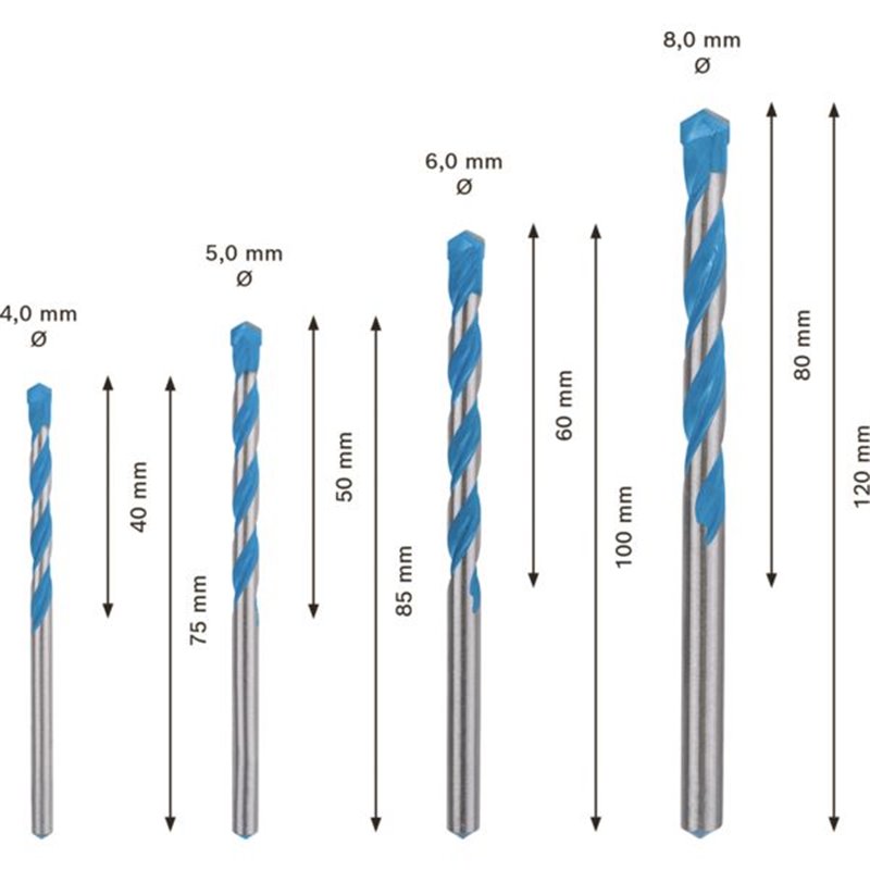 Foret carbure CYL 9 multiconstruction
