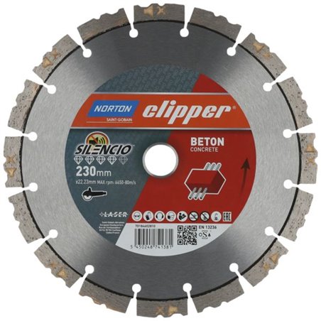 Disque diamant Clipper Pro Concrete Silencio 