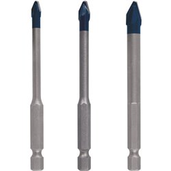 Lot 3 forets hard ceramic HEX-9 EXPERT 5/6/8