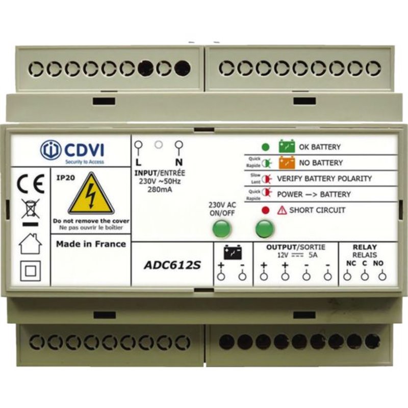 Alimentation ADC612