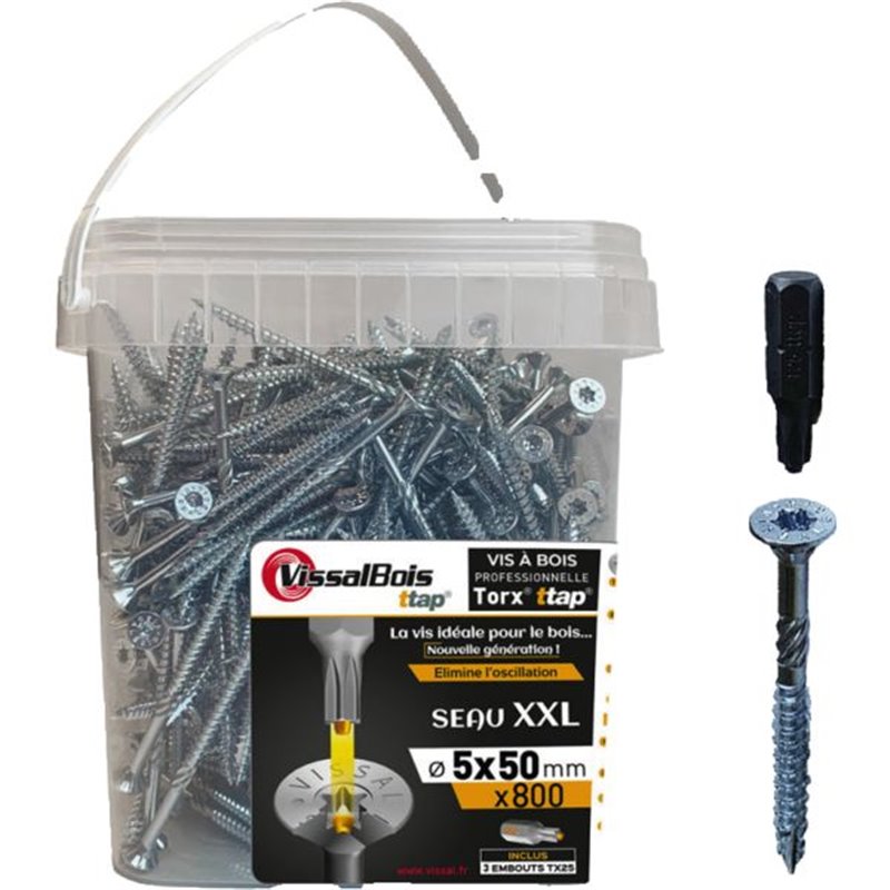 Seau vis XXL de VissalBois TTAP®