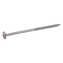 Vis de charpente tête plate large Torx - inox A2 