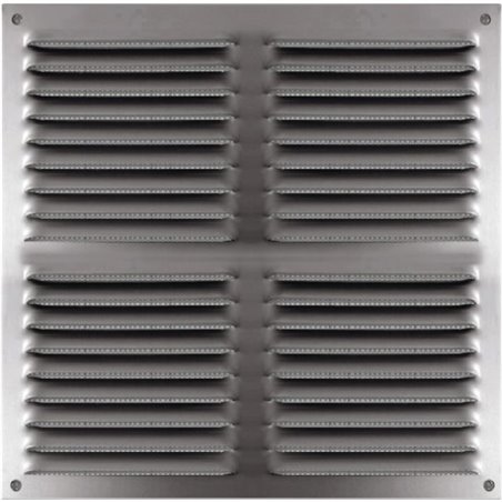 Grille aluminium à persiennes