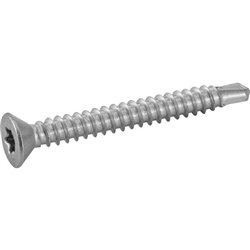 Vis autoperceuse tête fraisée Torx - inox A2/A4