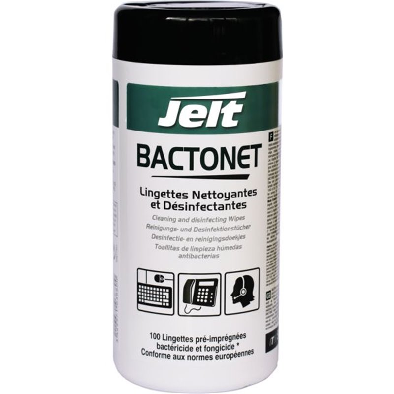 Lingettes Bactonet nettoyantes et désinfectantes