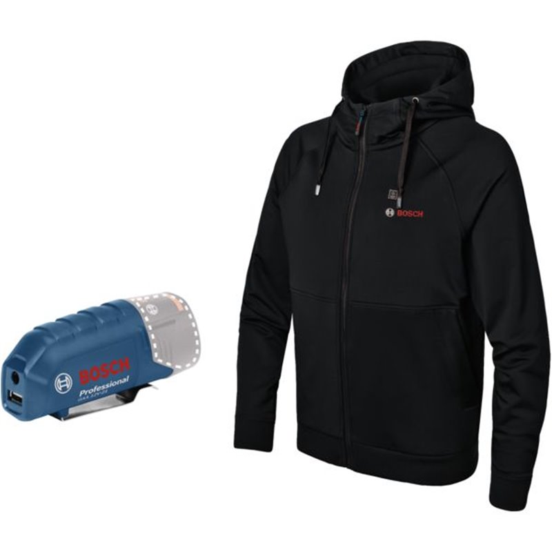 Veste à capuche Softshell chauffante