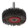 Brosse circulaire à fil ondulé sur tige