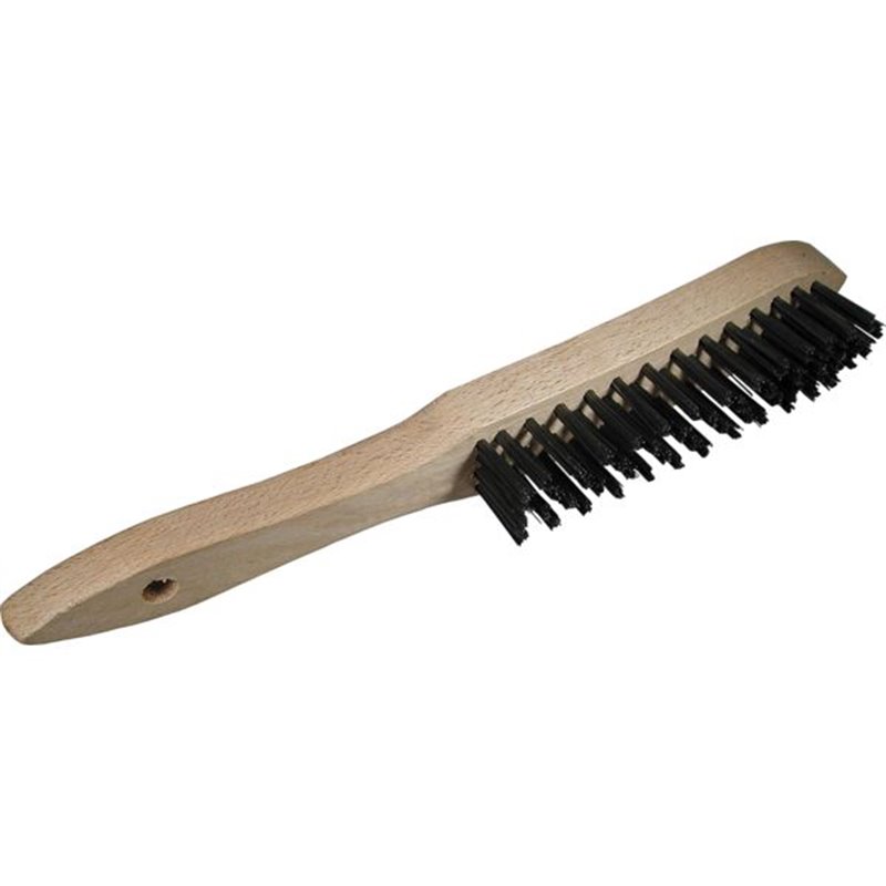 Brosse à main manche bois