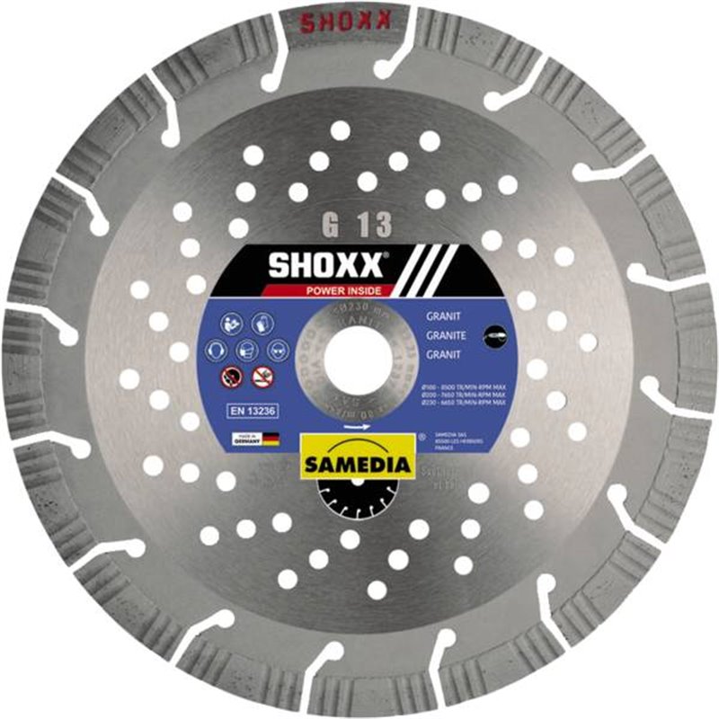 Disque diamant Shoxx G13