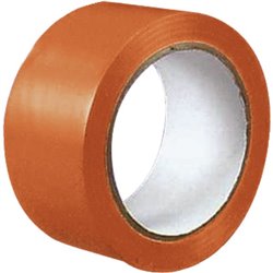 Ruban adhésif PVC bâtiment orange