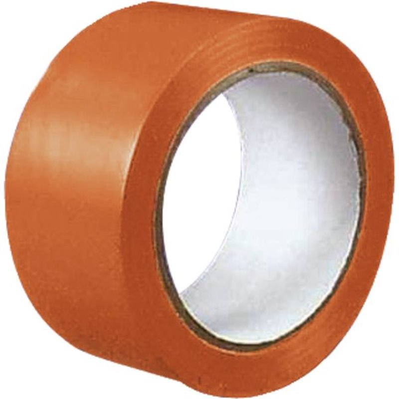 Ruban adhésif PVC bâtiment orange