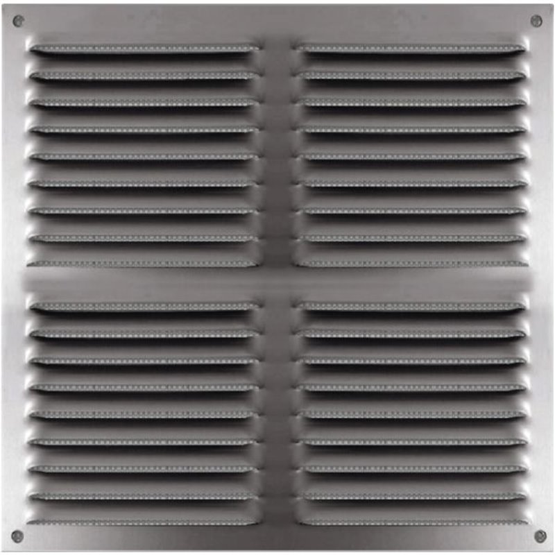 Grille aluminium à persiennes
