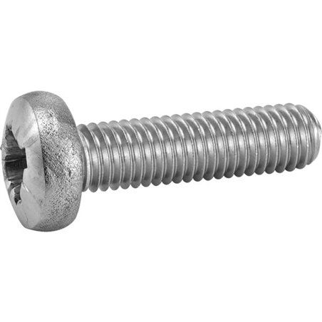 Vis métaux tête cylindrique Pozi - inox A2
