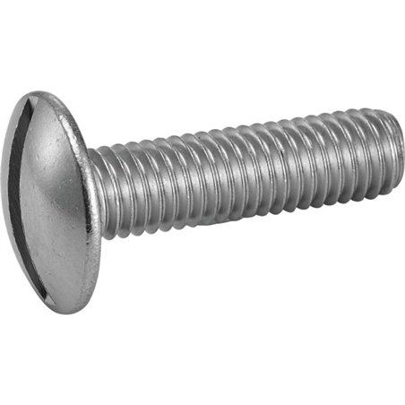 Vis métaux poêlier fendue - inox A2