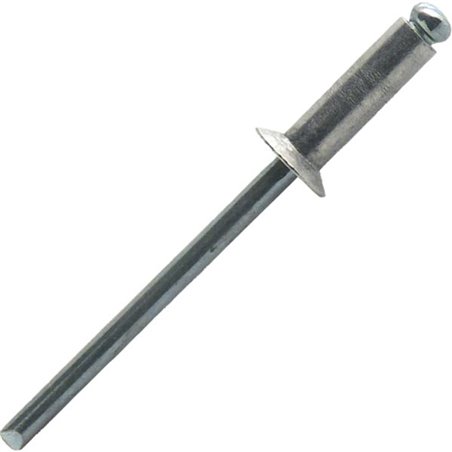 Rivet alu/acier tête fraisée 