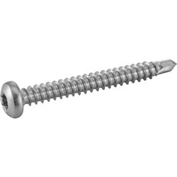 Vis autoperceuse tête cylindrique Torx - inox A2